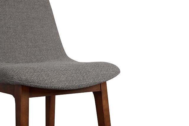 Hamilton Dark Gray Fabric Upholstered Side Chair