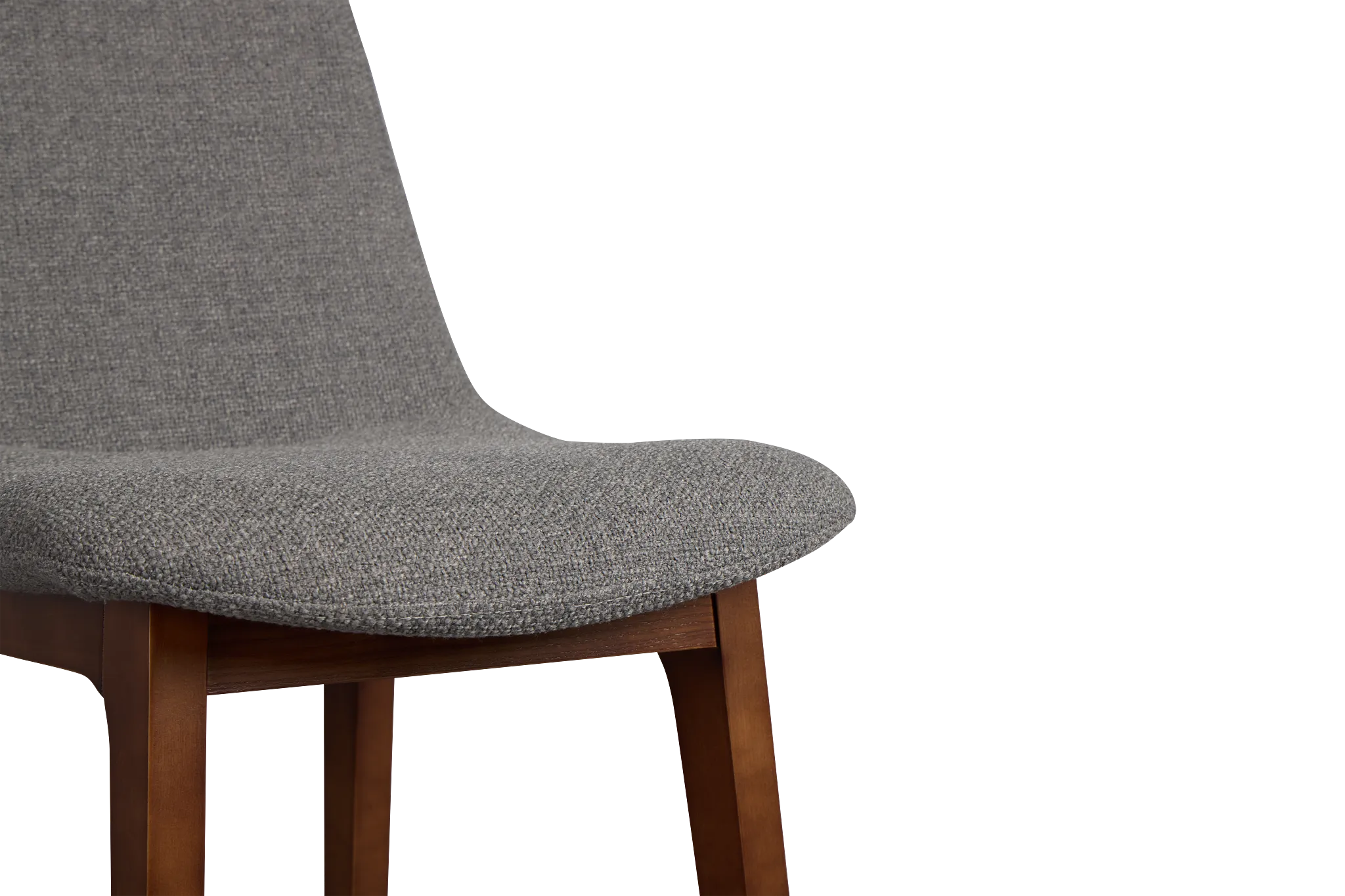 Hamilton Dark Gray Fabric Upholstered Side Chair