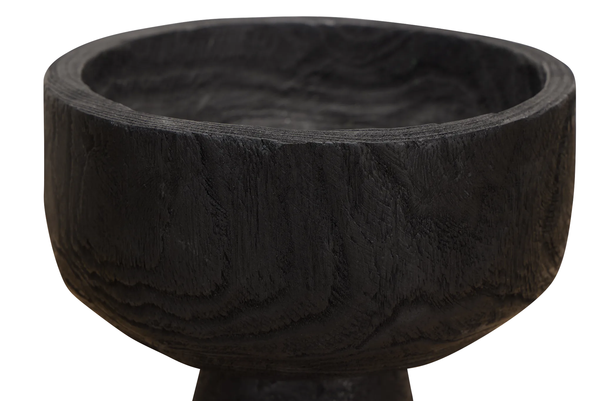 Pauli Black Wood Bowl