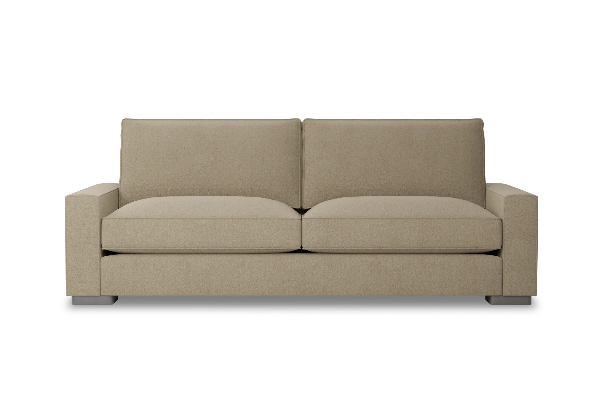 Edgewater Elite Taupe 96" Sofa W/ 2 Cushions