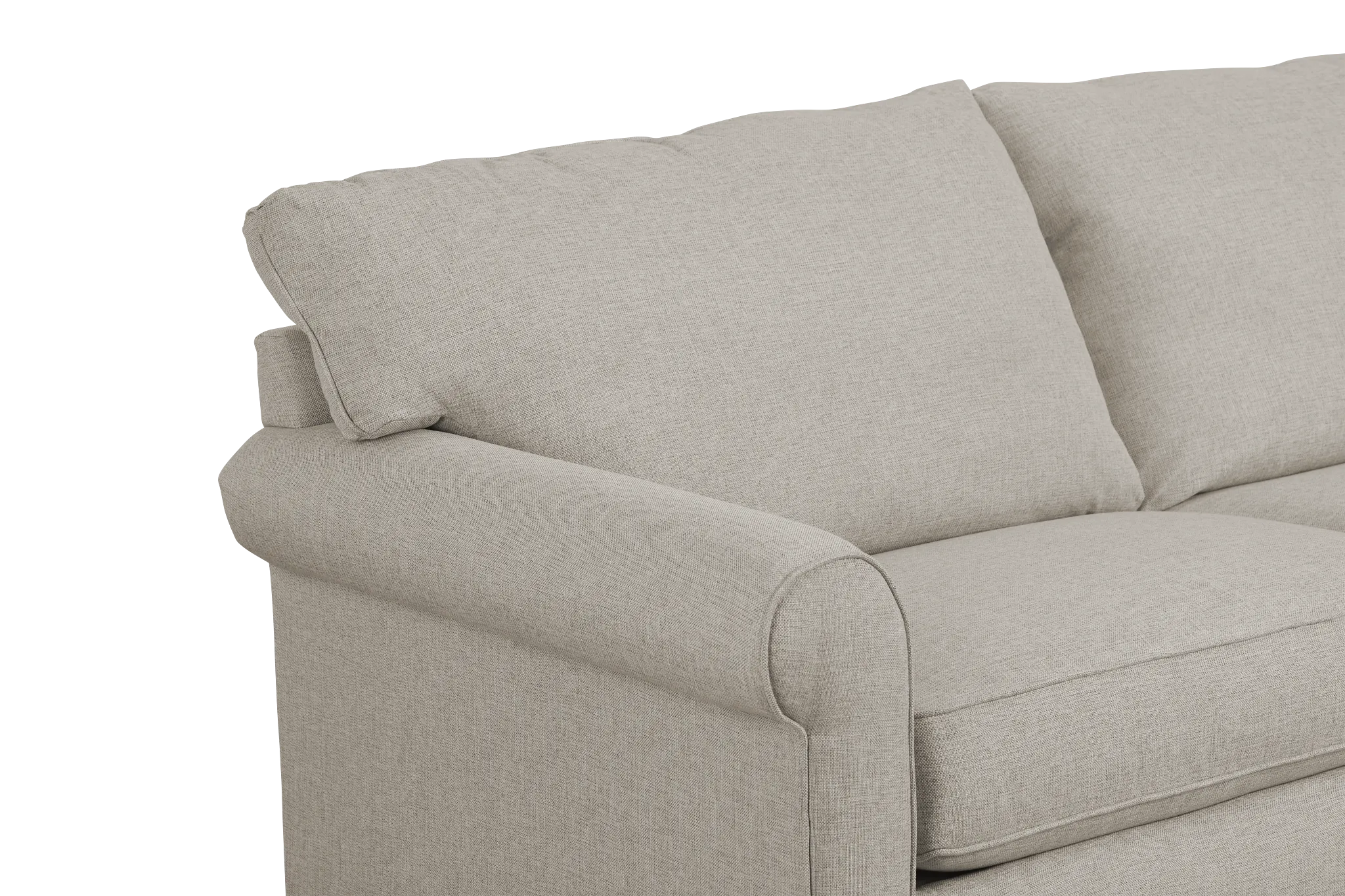 Cameron Beige Fabric Memory Foam Sleeper