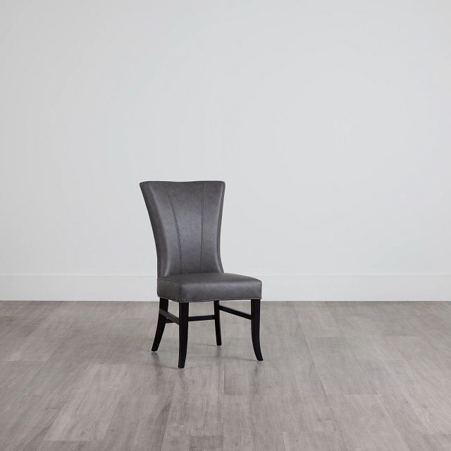 Lori Dark Gray Micro Side Chair (0)