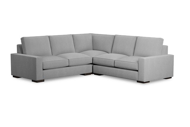 Edgewater Delray Light Gray Small Two-arm Sectional