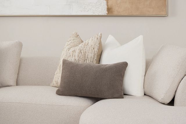 Eden Brown Lumbar Accent Pillow