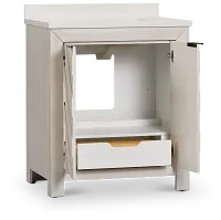Delray White 30" Single Bathroom Vanity