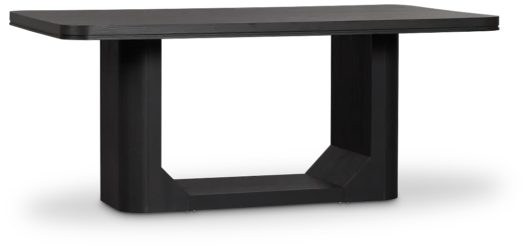 Emory Black Rectangular Table