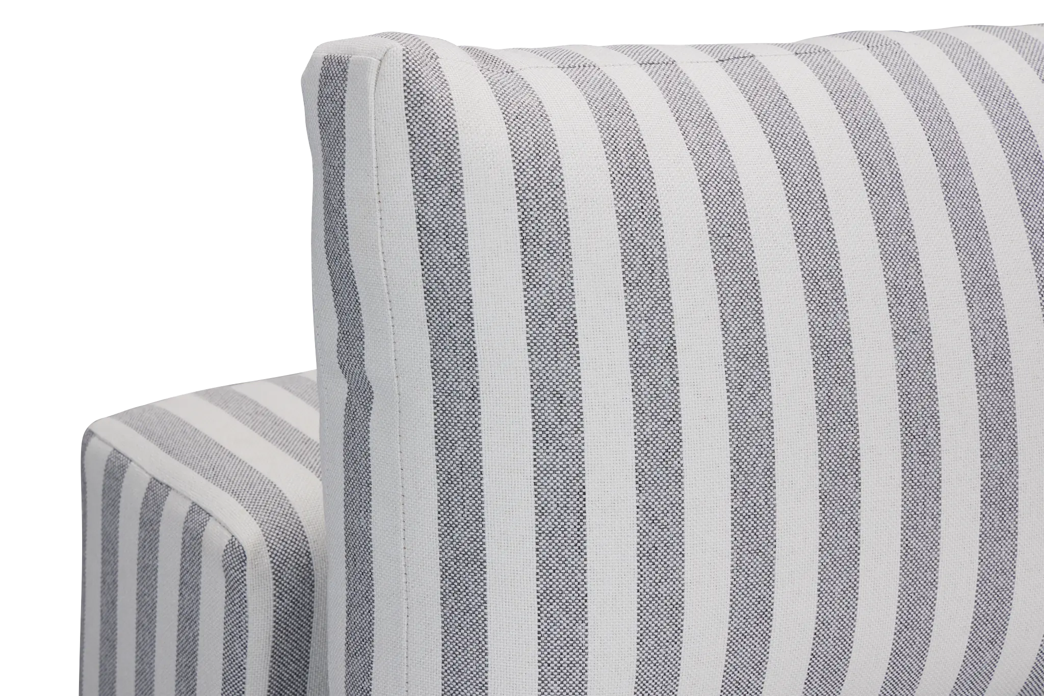 Destin Sea Lane Dark Gray Fabric Armless Chair Destin Sea Lane Dark Gray Fabric Armless Chair