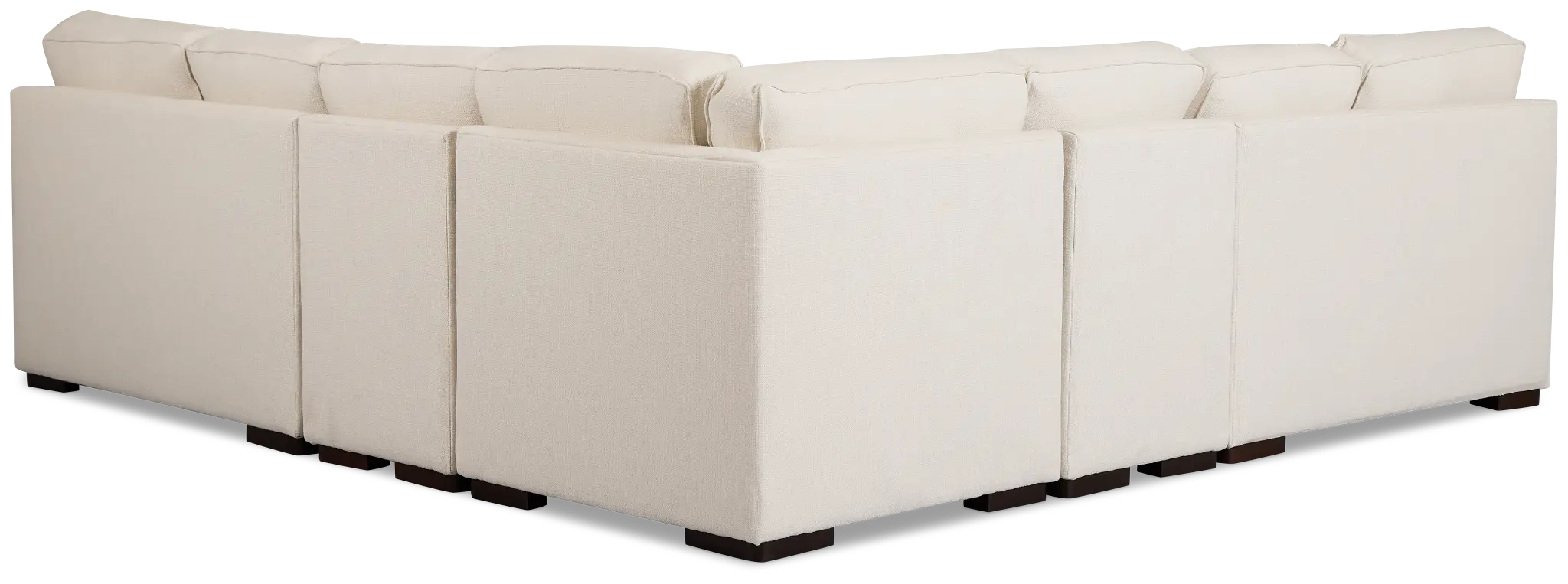 Sinclair Light Beige Fabric Large Two-arm Sectional Sinclair Light Beige Fabric Large Two-arm Sectional