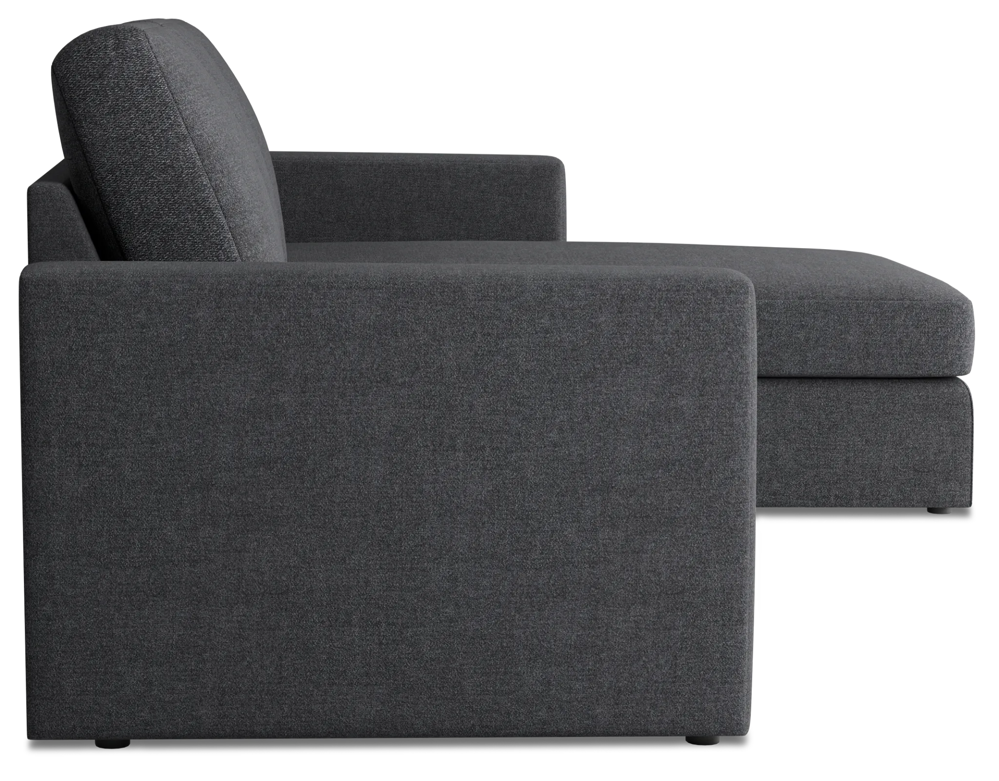 Citymod Dark Gray Fabric Small Right Chaise Sectional