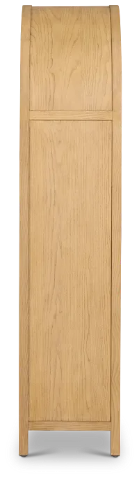 Pacific Light Tone Arched Bookcase