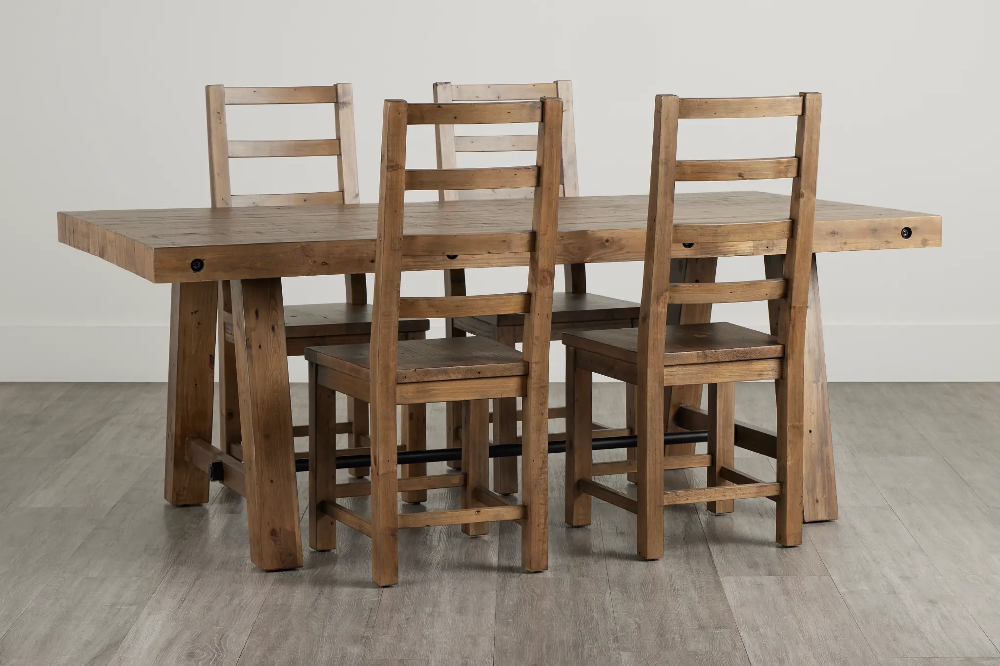 Maxton Mid Tone Rect Table & 4 Chairs Maxton Mid Tone Rect Table & 4 Chairs