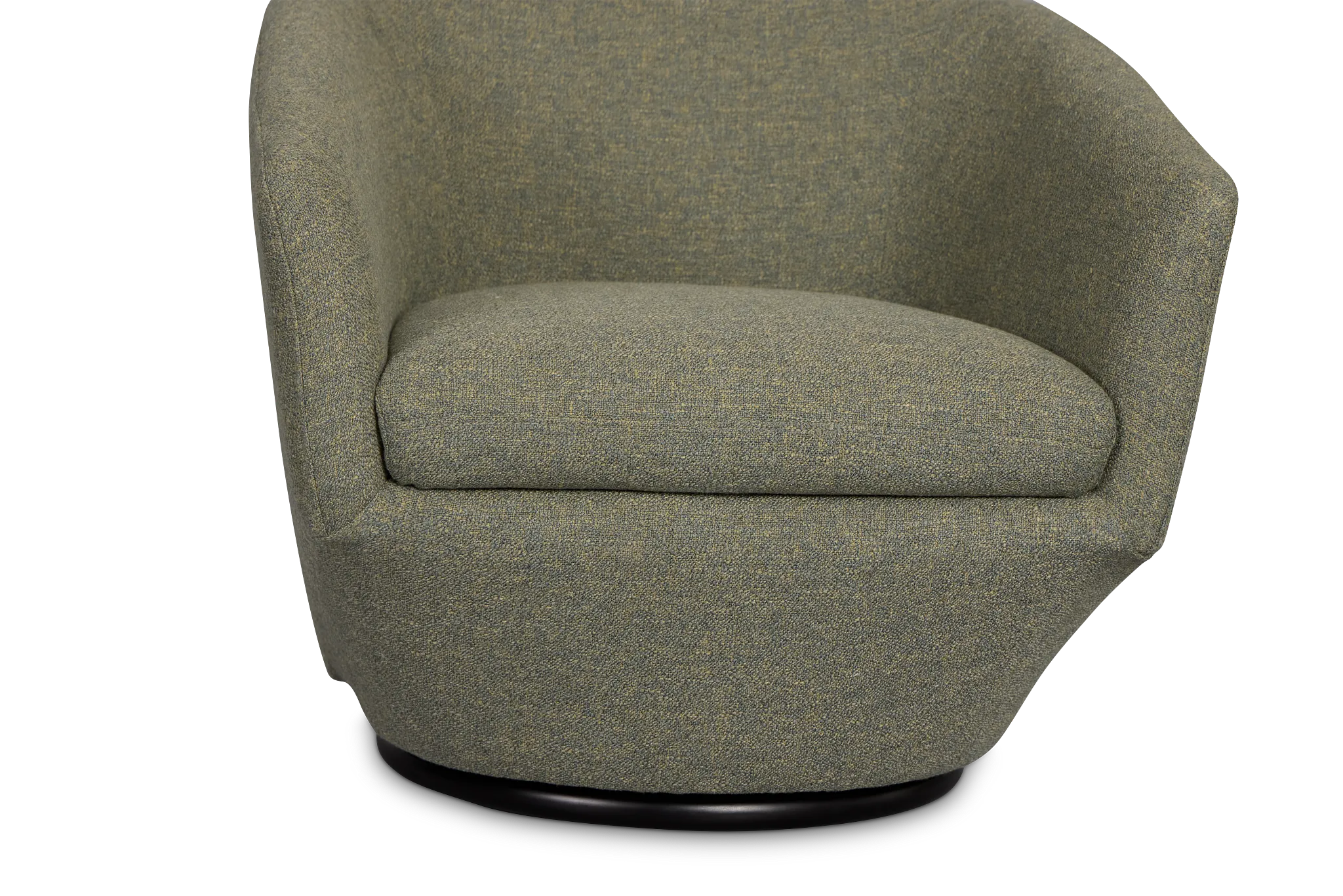 Baylor Green Fabric Swivel Chair