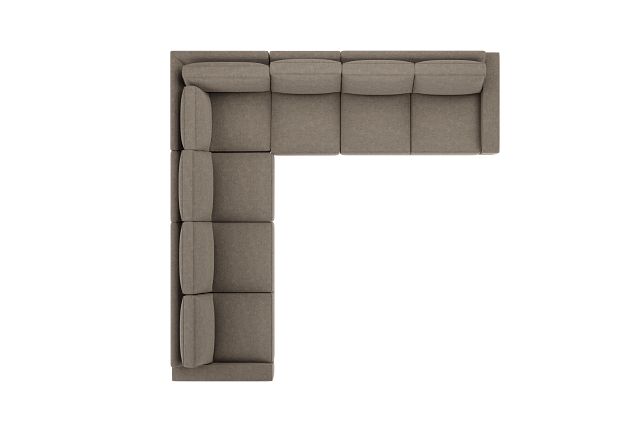 Edgewater Elite Brown Large Two-arm Sectional