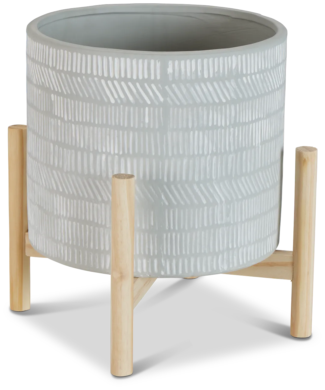 Raine Beige Medium Planter