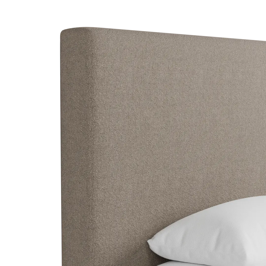 Grayton Elite Brown 54" Upholstered Platform Bed Grayton Elite Brown 54" Upholstered Platform Bed