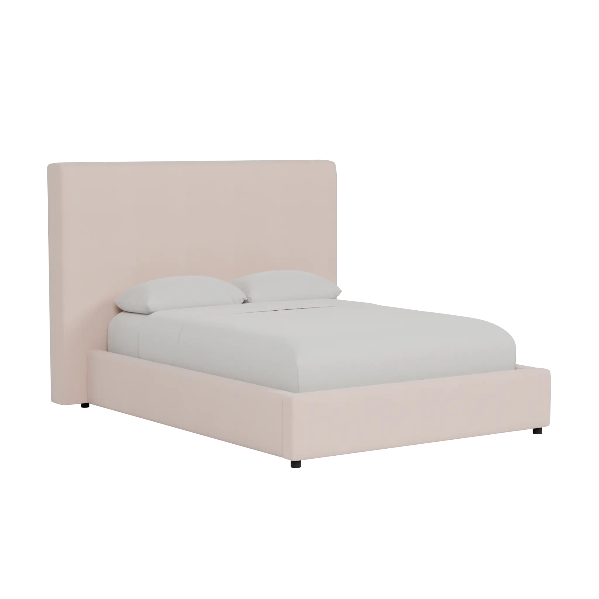 Grayton Joya Light Pink 54" Upholstered Platform Bed Grayton Joya Light Pink 54" Upholstered Platform Bed