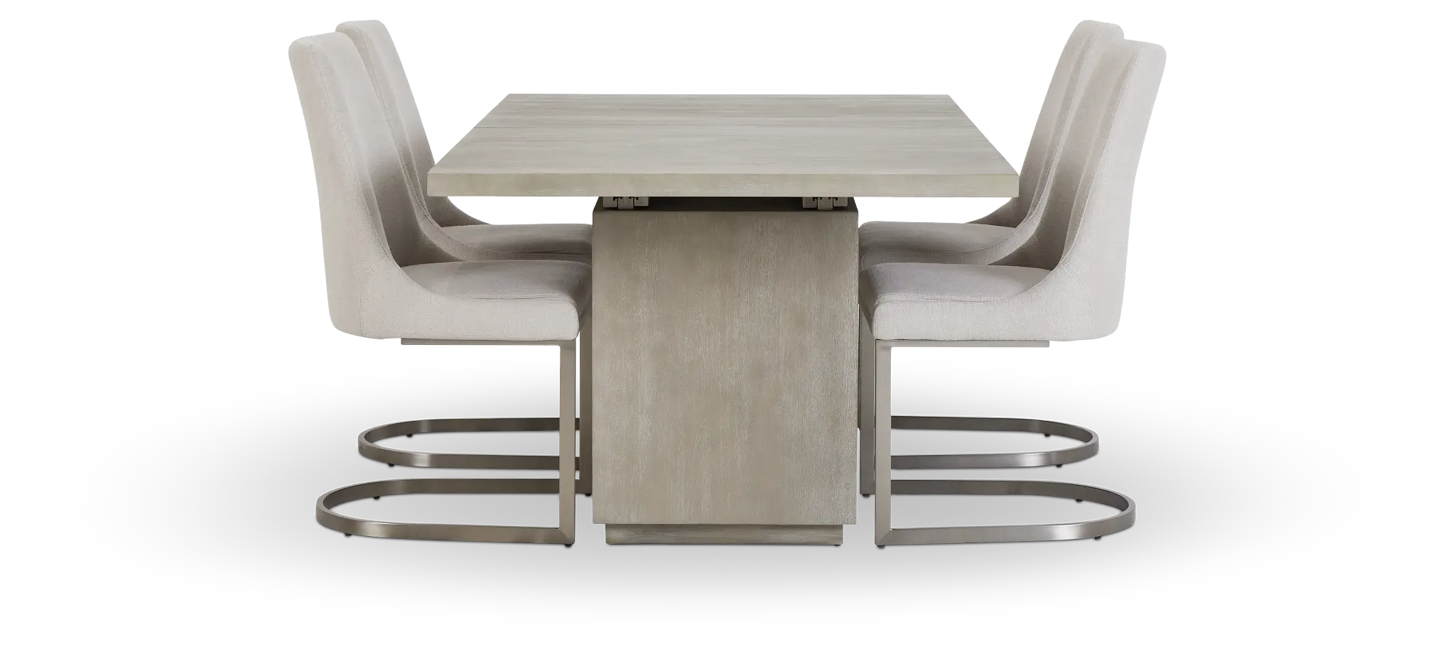 Madden Light Tone Rect Table & 4 Chairs Madden Light Tone Rect Table & 4 Chairs