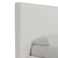 Grayton Elite Ivory 54" Upholstered Platform Bed