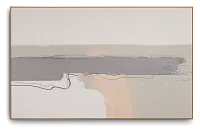 Salo Light Brown Framed Wall Art