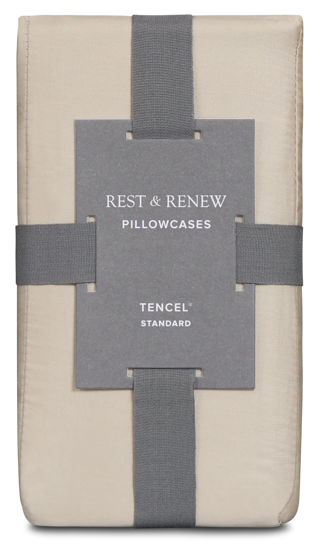 Rest & Renew Tencel Beige 300 Thread Set Of 2 Pillowcases Rest & Renew Tencel Beige 300 Thread Set Of 2 Pillowcases