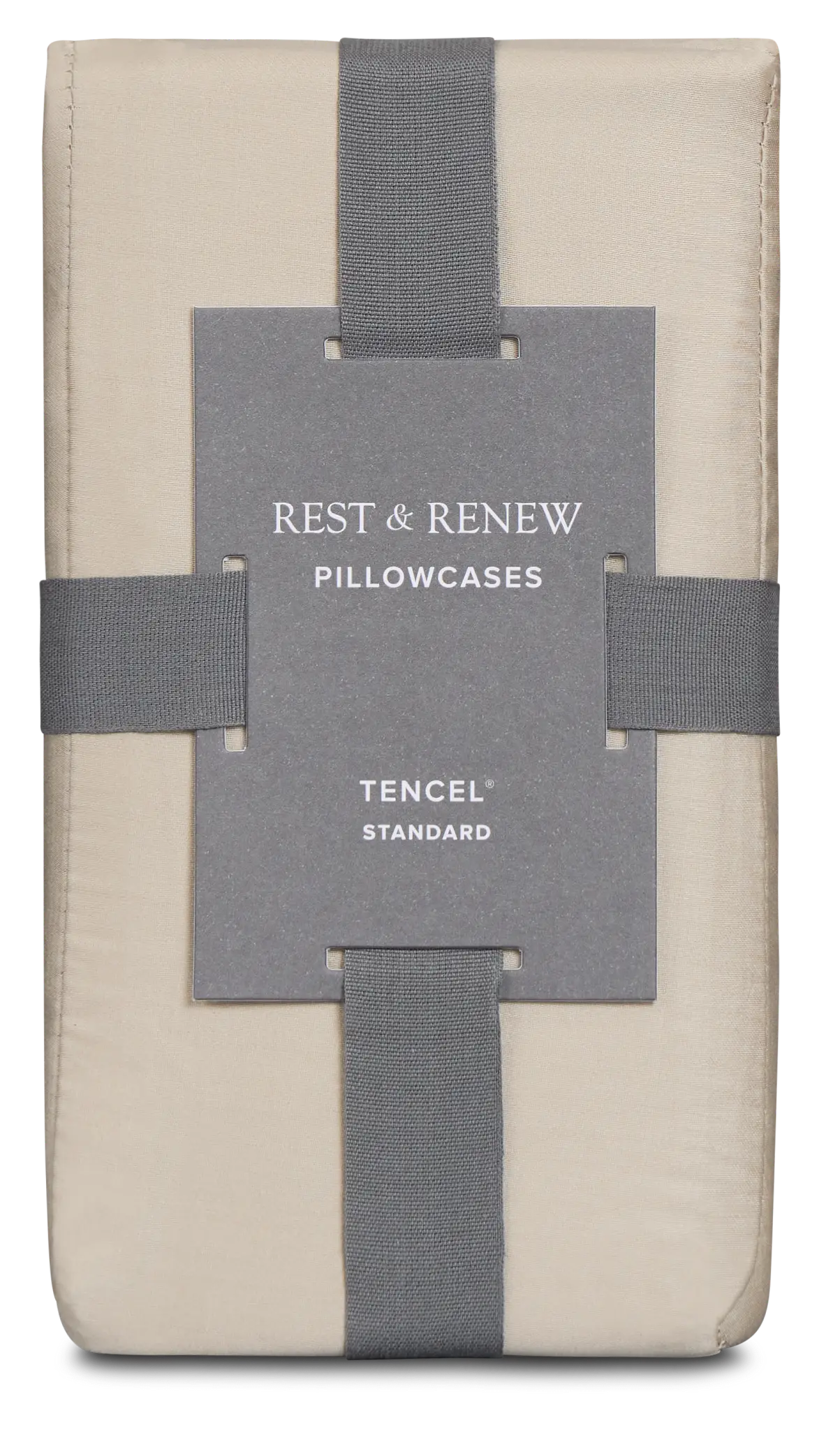 Rest & Renew Tencel Beige 300 Thread Set Of 2 Pillowcases Rest & Renew Tencel Beige 300 Thread Set Of 2 Pillowcases