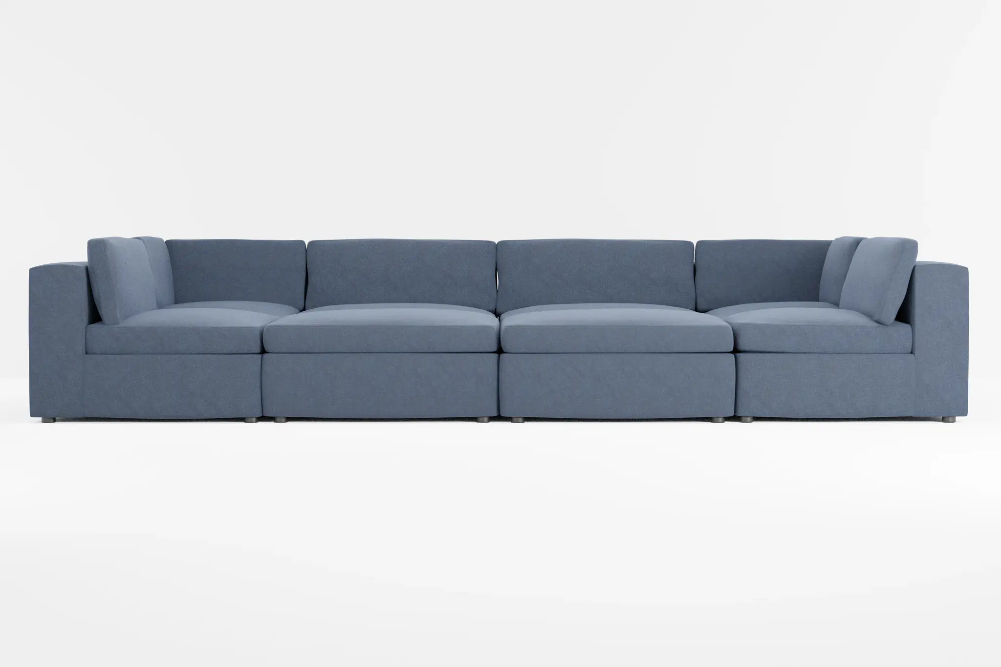 Destin Maguire Blue Fabric 8-piece Pit Sectional Destin Maguire Blue Fabric 8-piece Pit Sectional