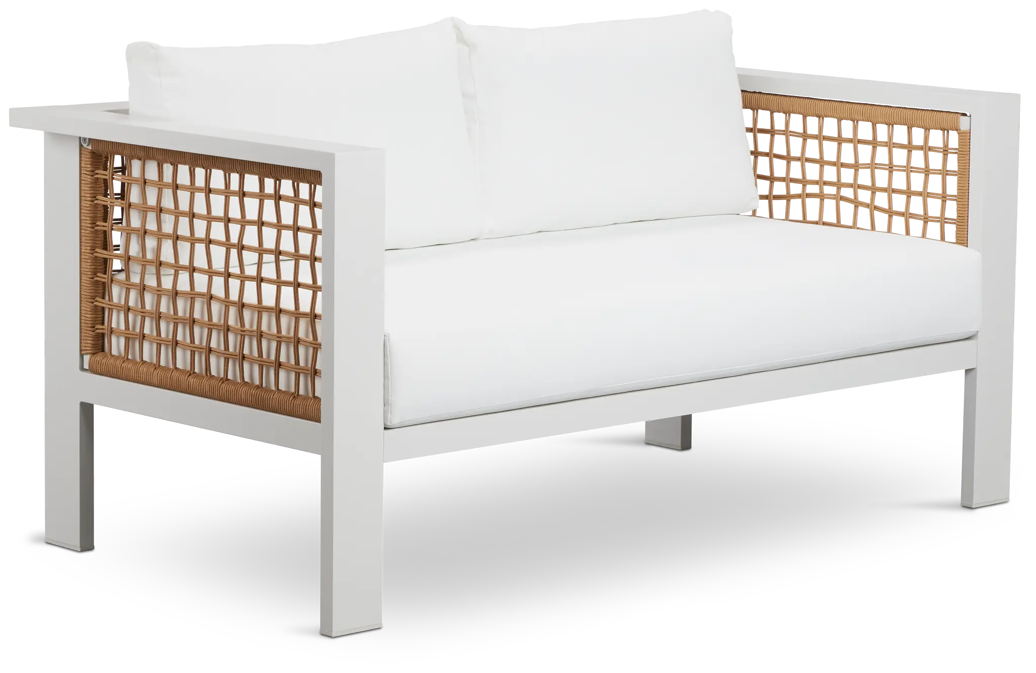 Sunrise White Loveseat Sunrise White Loveseat