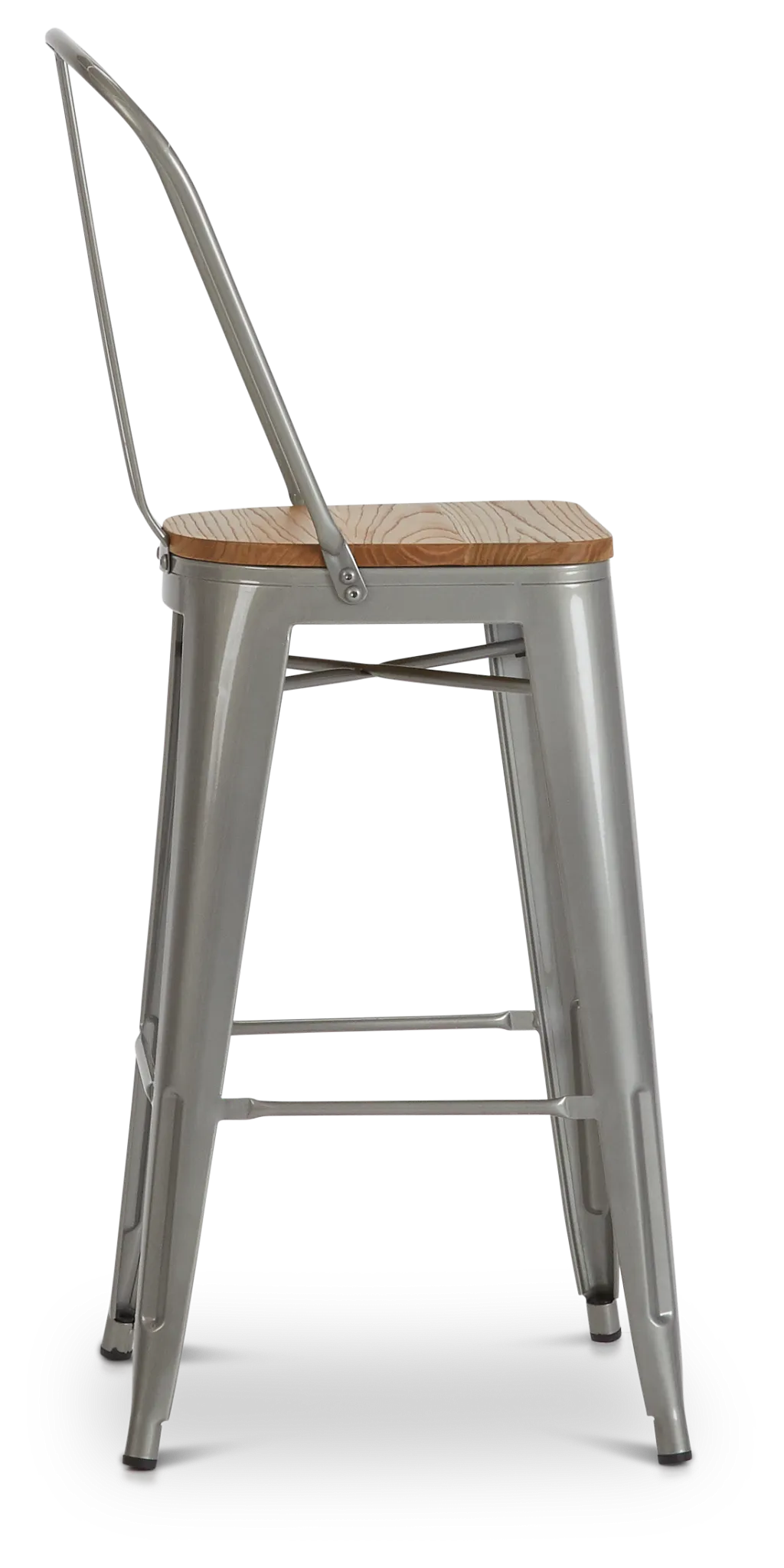 Huntley Light Tone 30" Wood Barstool