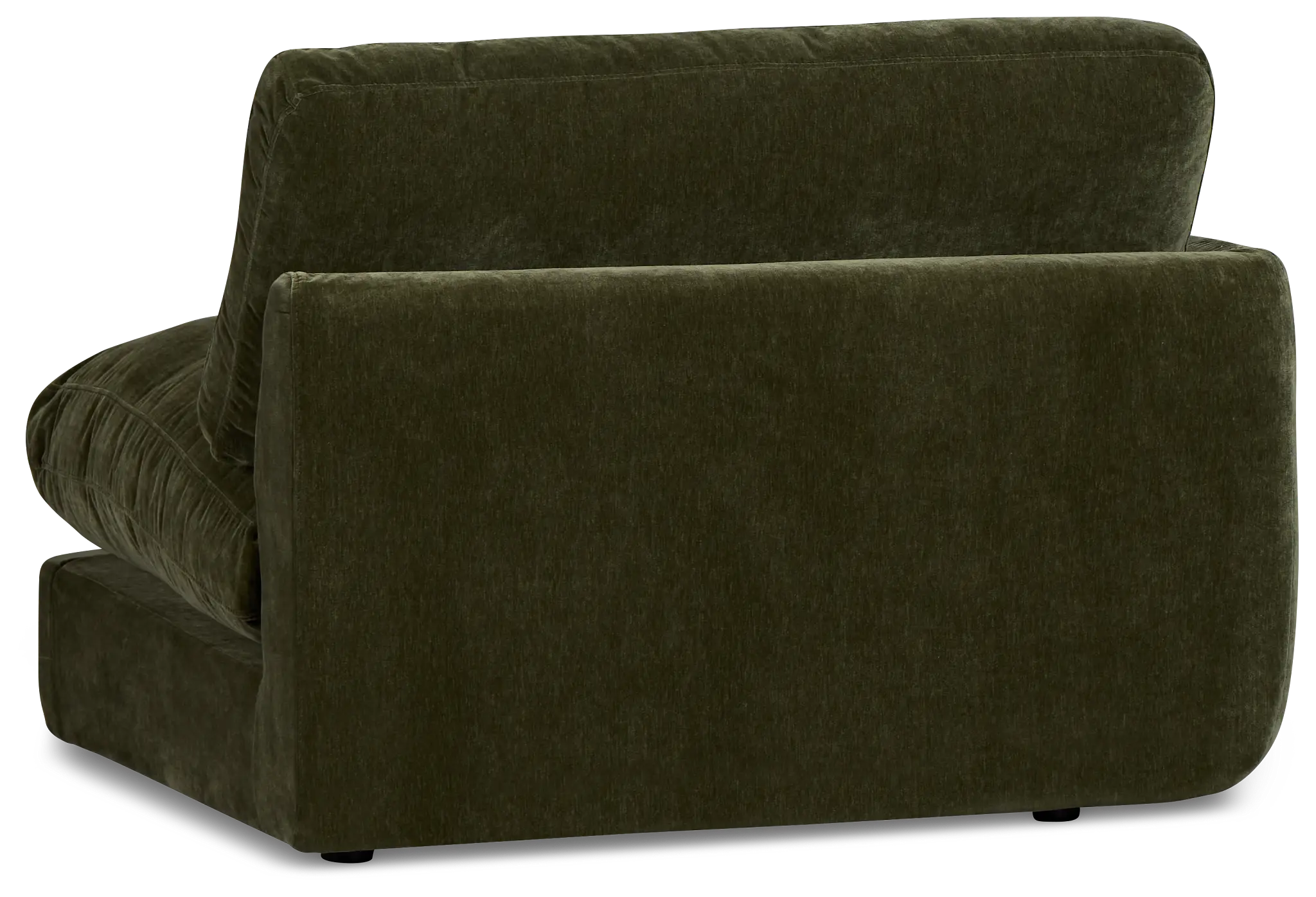 Jules Green Velvet Left Chair Jules Green Velvet Left Chair