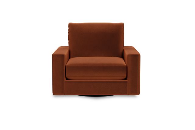 Edgewater Joya Orange Swivel Chair