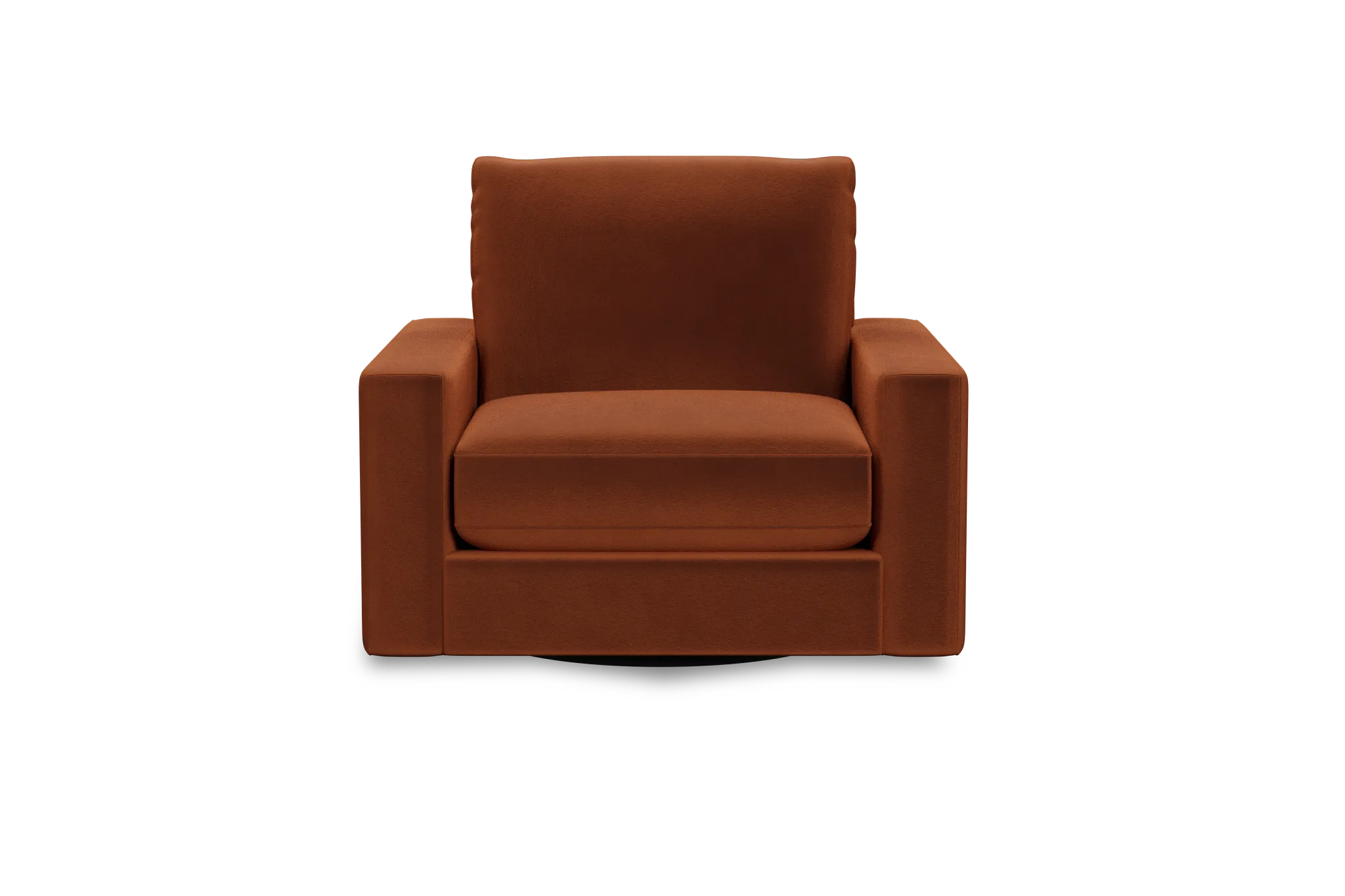 Edgewater Joya Orange Swivel Chair