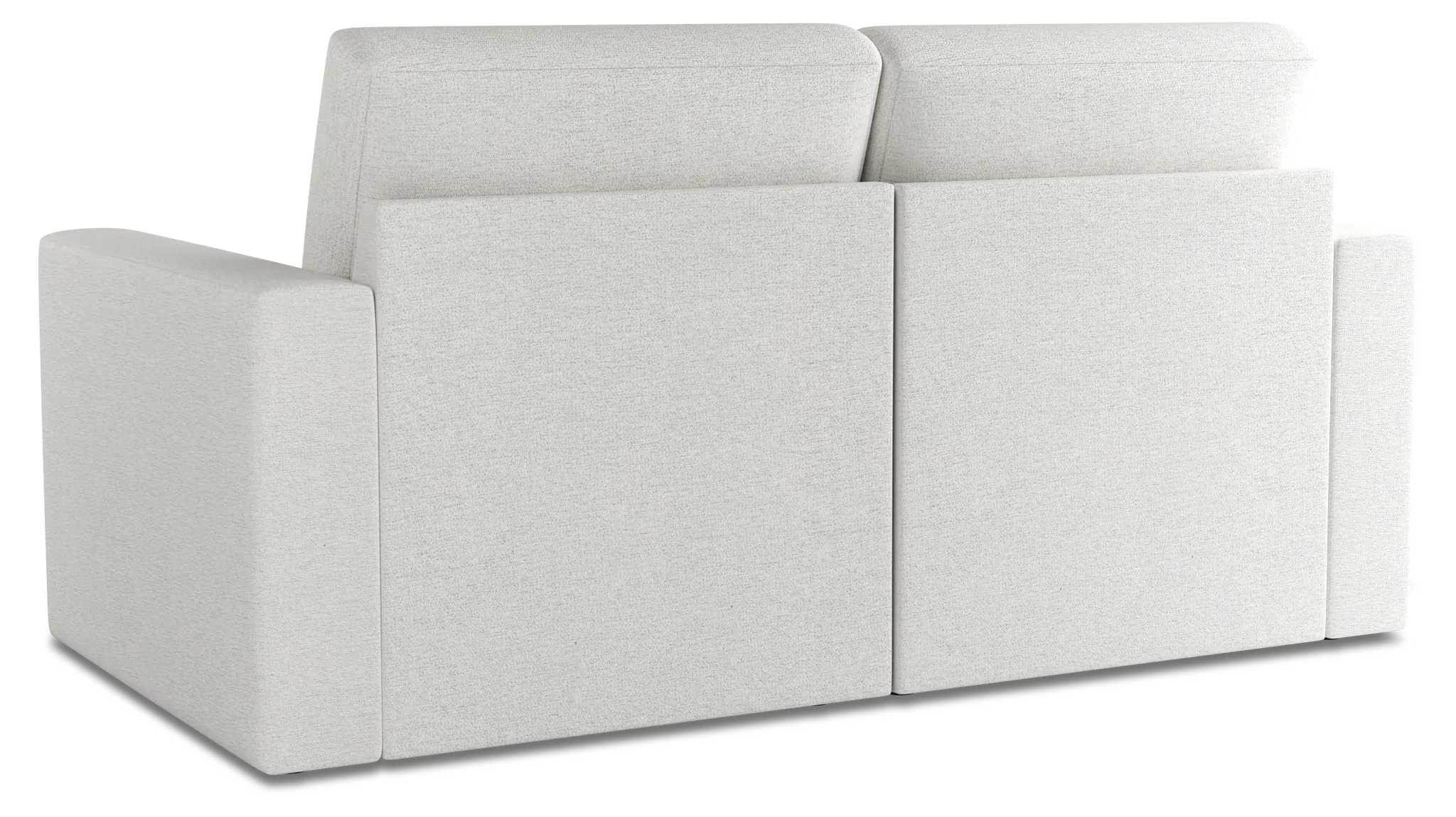 Citymod White Fabric 2-piece Modular Sofa