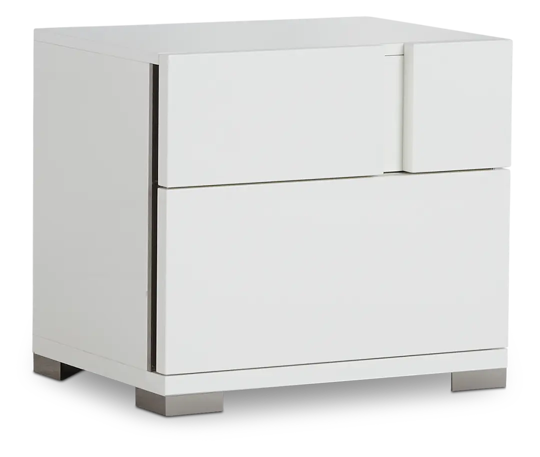 Santino White Nightstand Santino White Nightstand