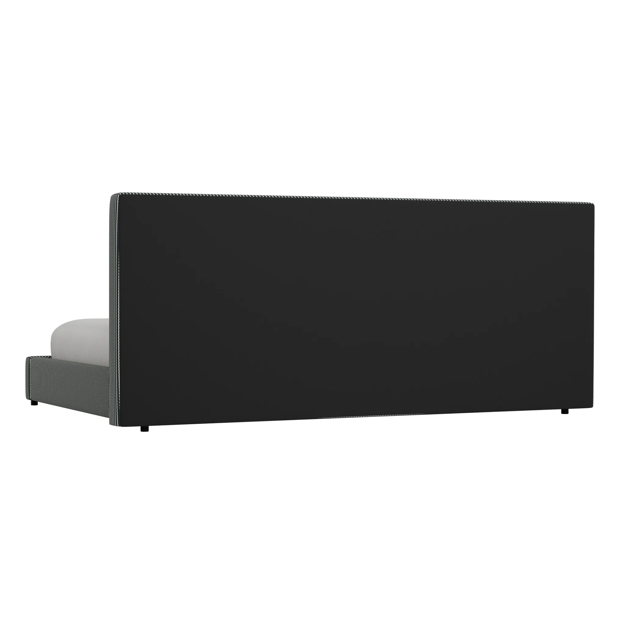 Grayton Lucy Navy 54" Upholstered Platform Bed
