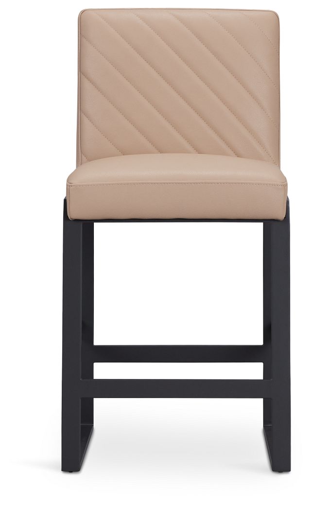 Harlem Taupe 24" Upholstered Barstool