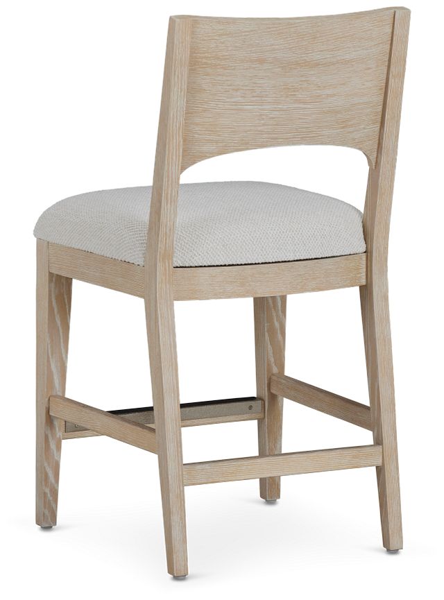 Costa Light Tone 24" Upholstered Barstool