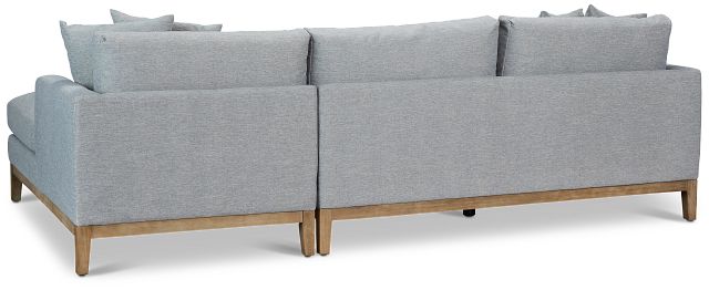 Emma Gray Fabric Right Chaise Sectional