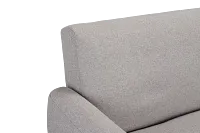 Denali Light Gray Fabric Sofa Futon