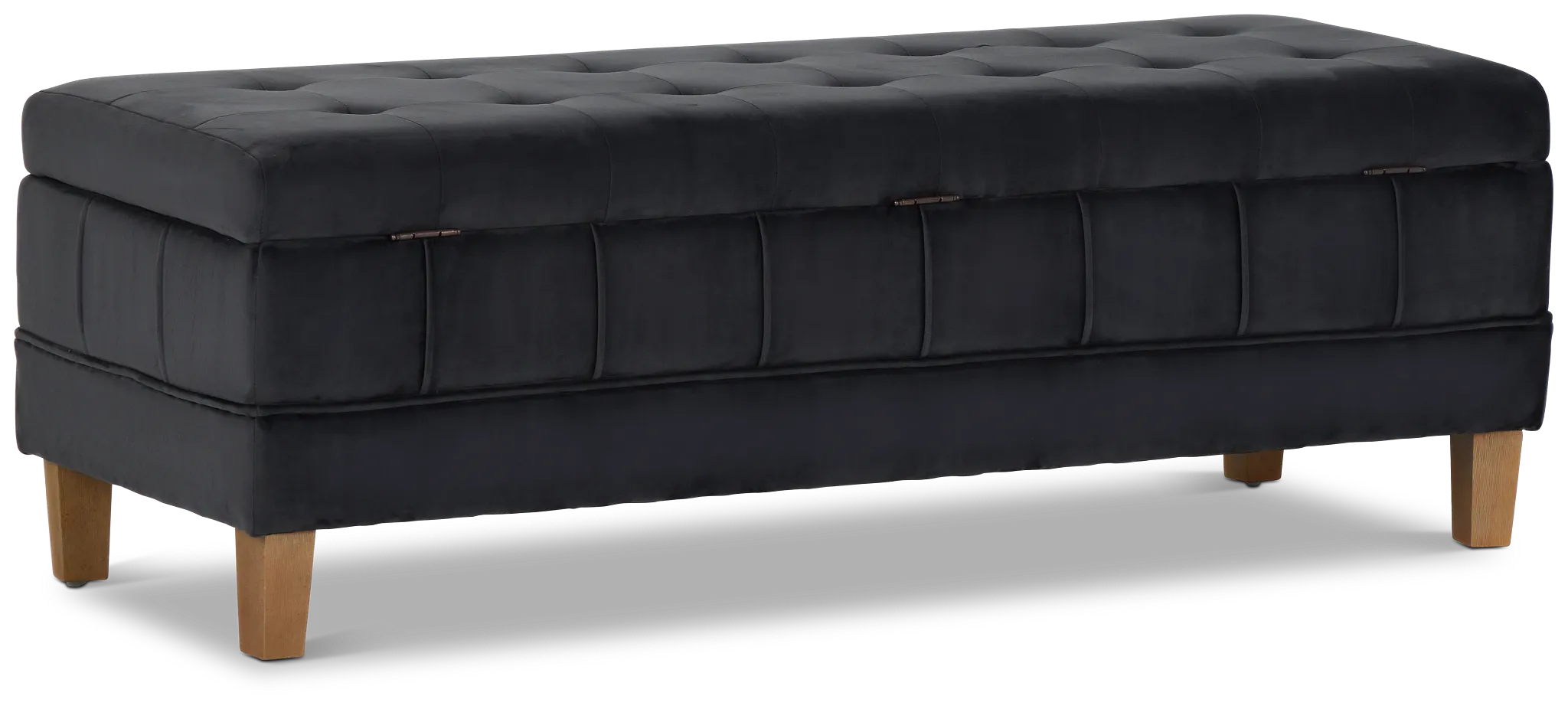 Crosby Gray Storage Bench