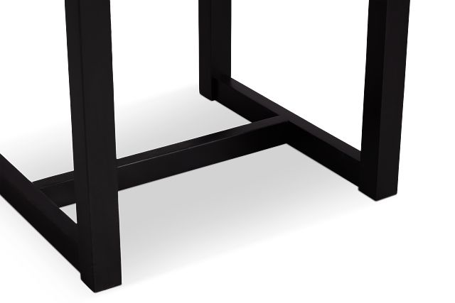 Denton Black Wood Side Chair