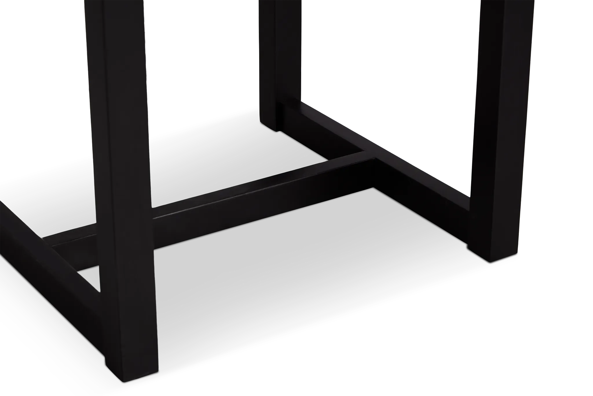 Denton Black Wood Side Chair