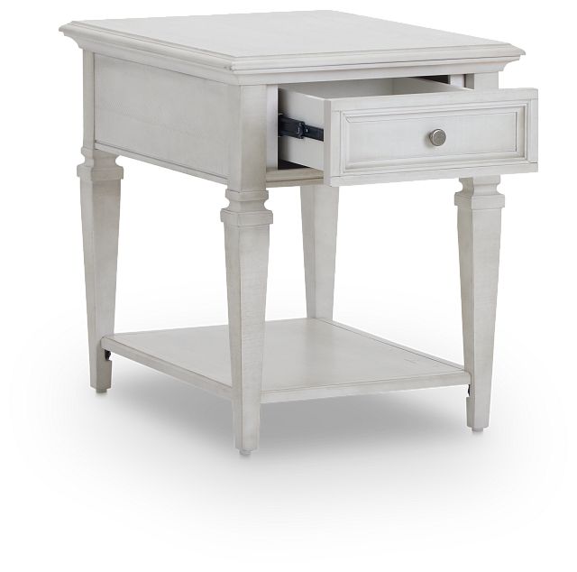 Sonoma Ivory Rectangular End Table