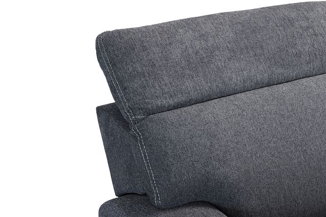 Callum Dark Gray Storage Small Left Chaise Sleeper Sectional