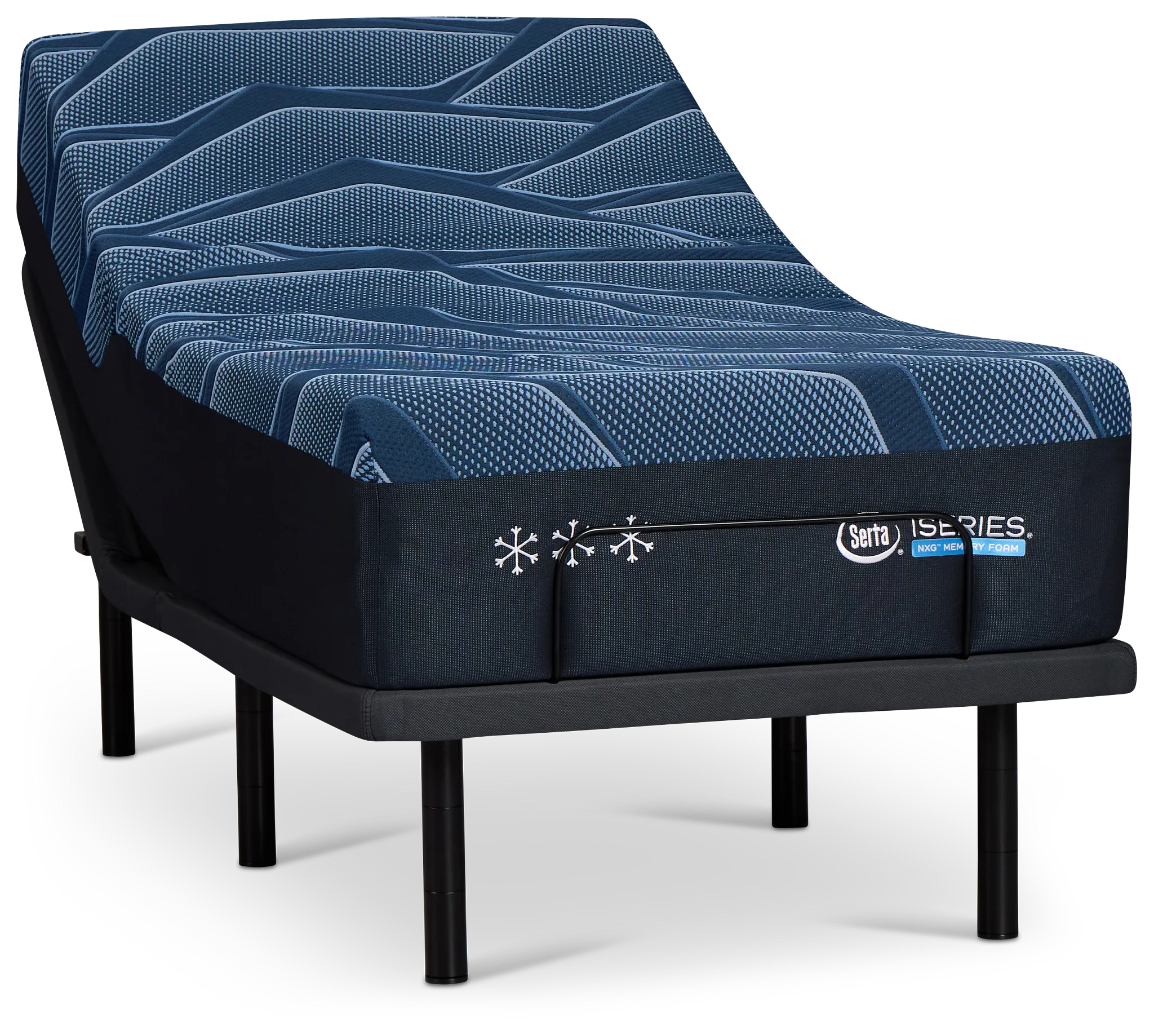 Iseries Nxg3500 13.5" Medium Baselogic Gold Adjustable Base Mattress Set