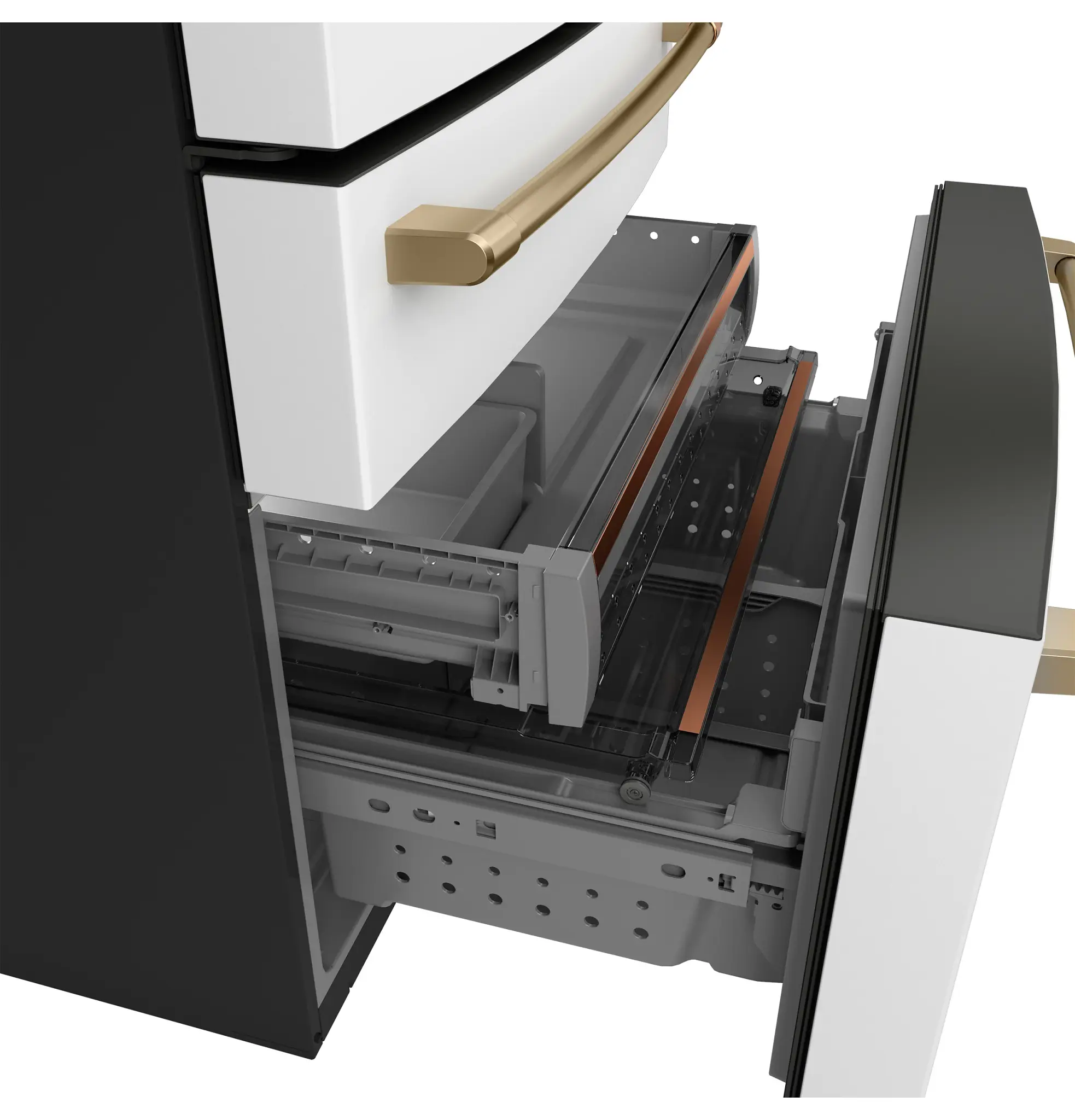 Cafe 29 Series White Bottom Freezer Refrigerator Cafe 29 Series White Bottom Freezer Refrigerator