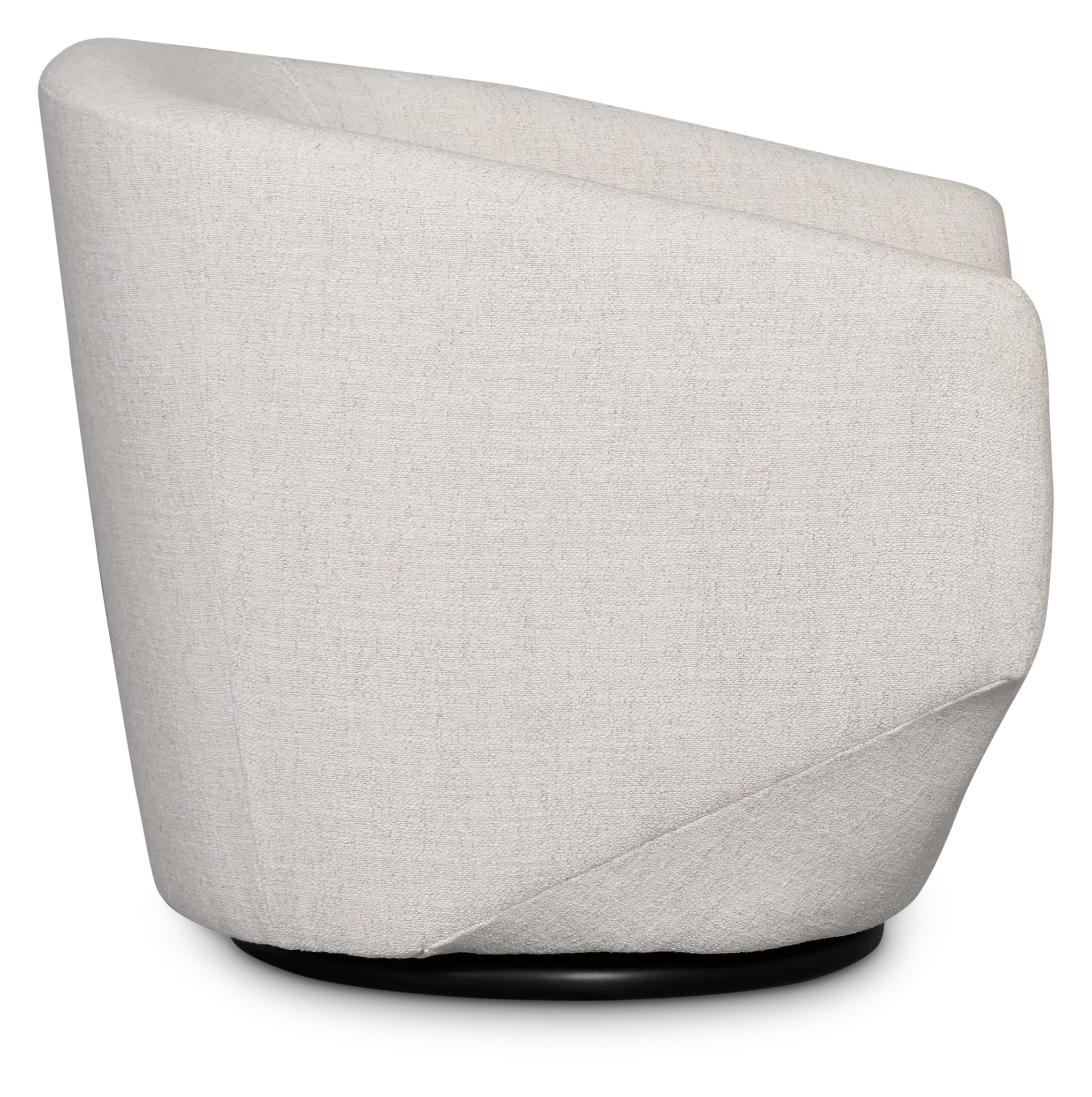 Baylor Light Beige Fabric Swivel Chair