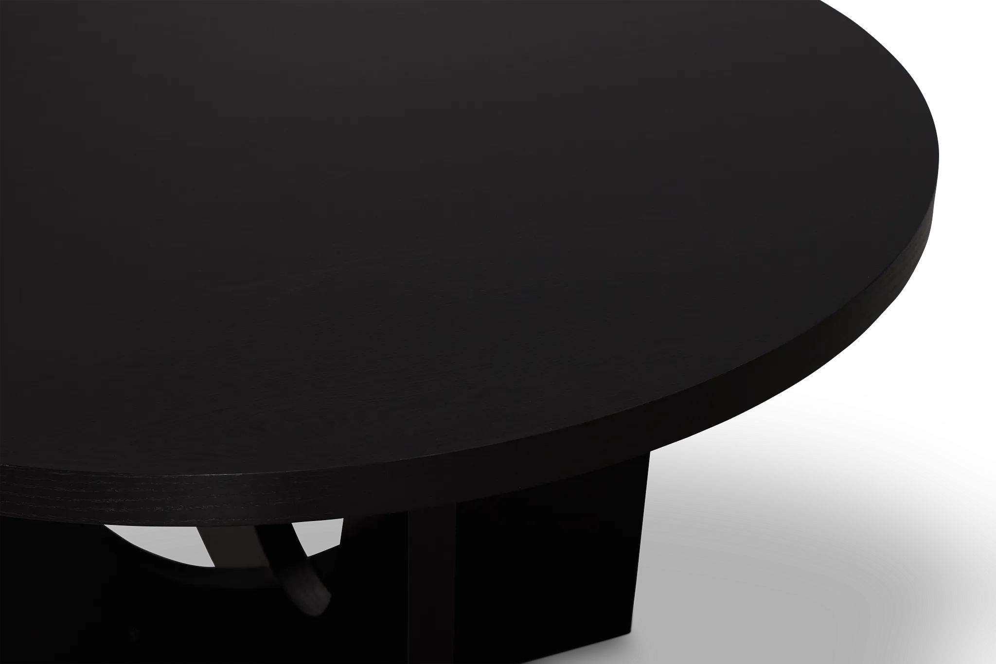Oxford Black Round Table