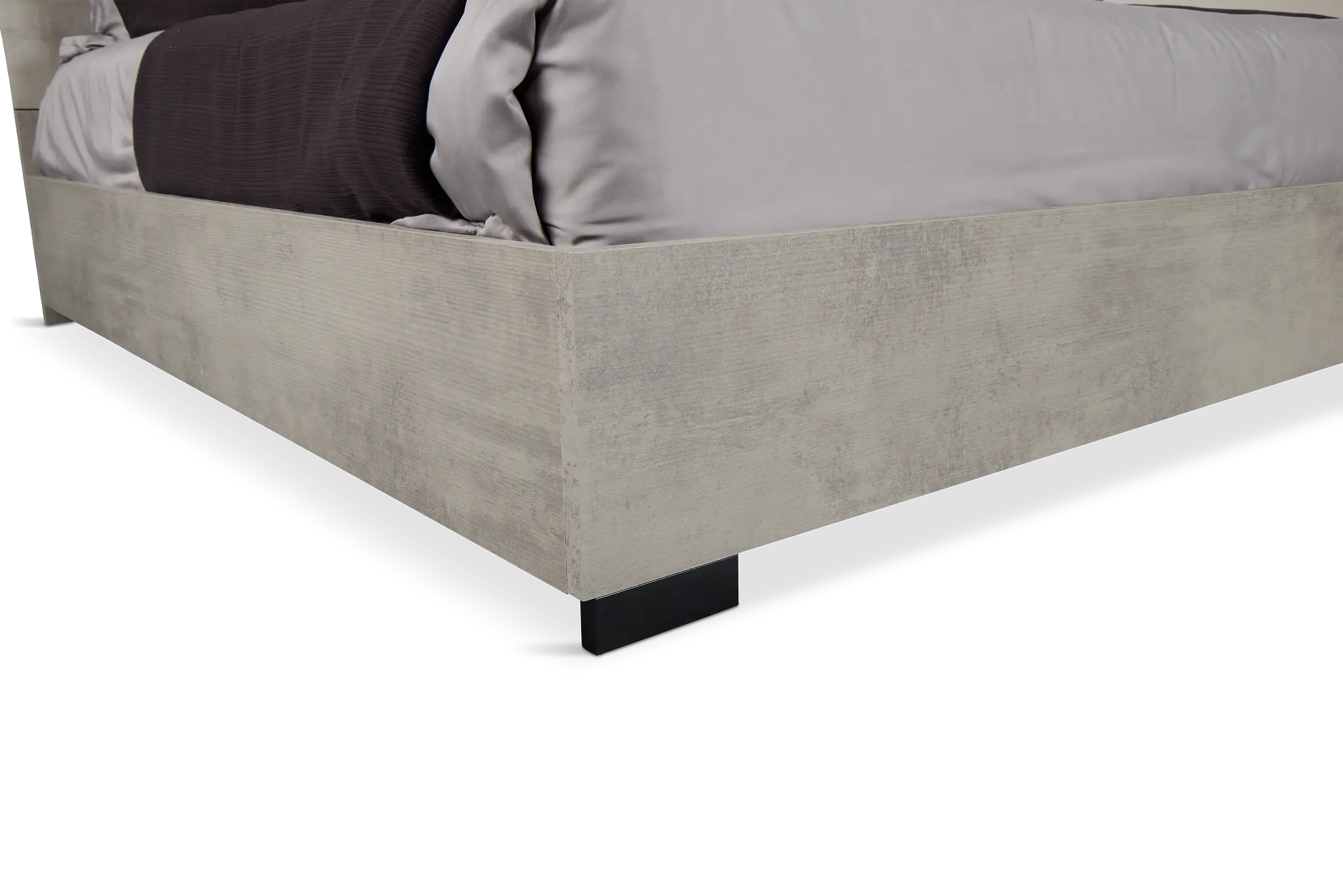 Pomona Gray Panel Bed Pomona Gray Panel Bed