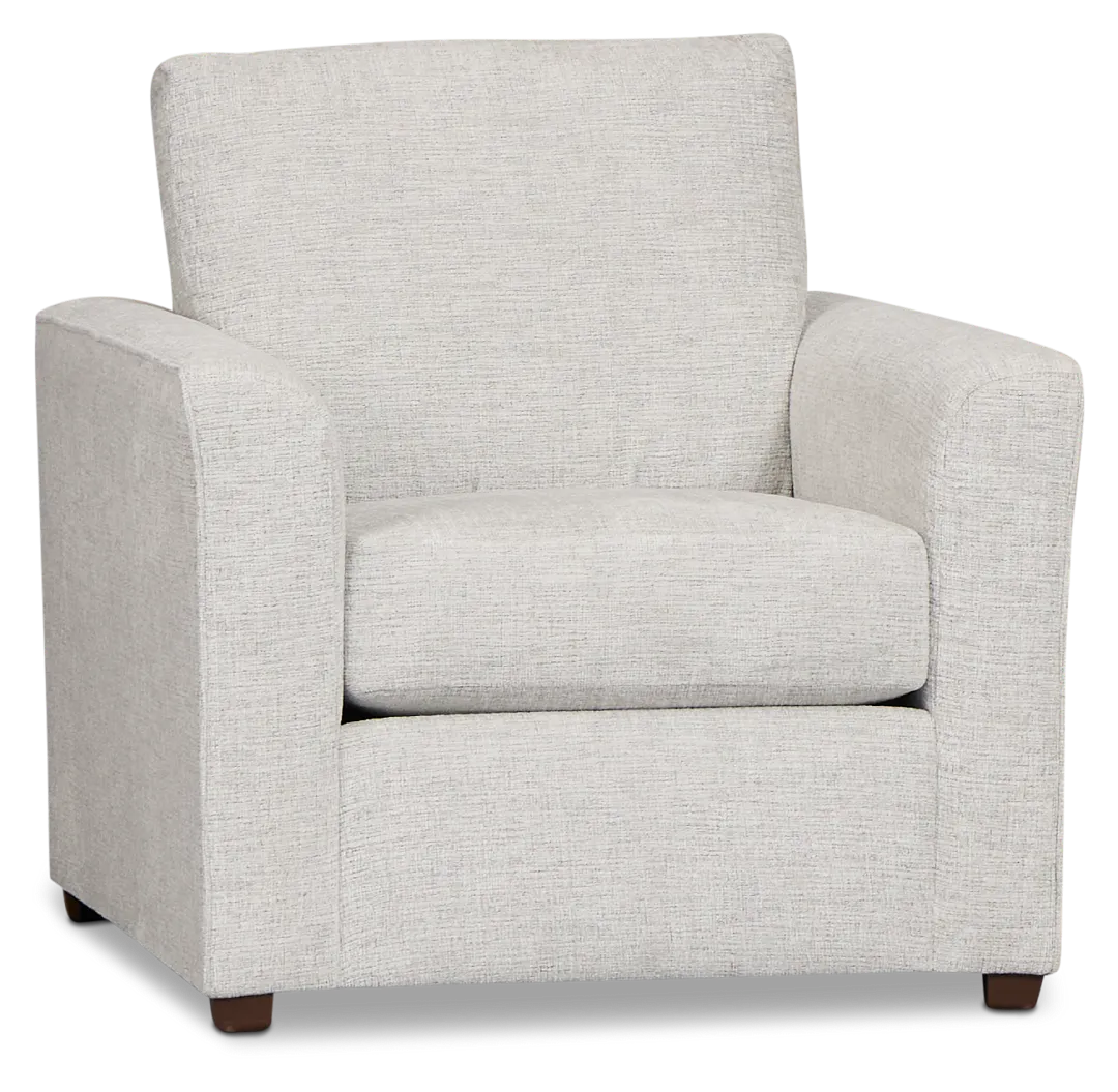 Miller Light Gray Fabric Chair
