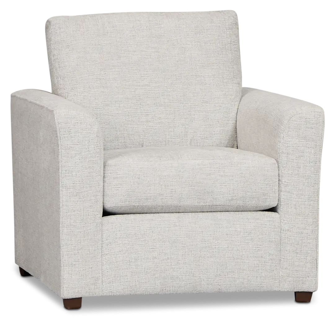 Miller Light Gray Fabric Chair Miller Light Gray Fabric Chair